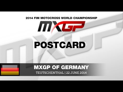 MXGP of Germany 2014 Postcard - Motocross