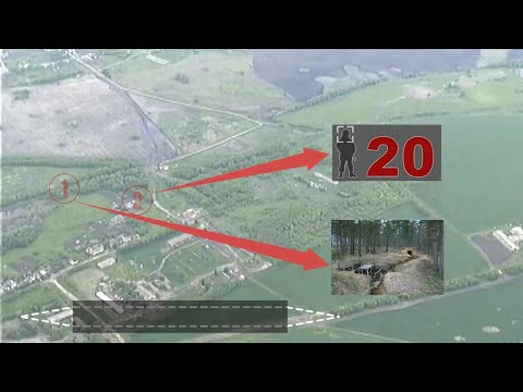Ukrainian Drone Captures Russian Soldiers Fleeing From Artillery Fire