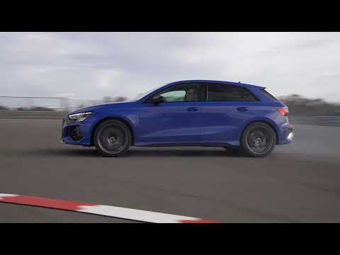 Exclusive footage: 2023 Audi RS 3 Performance Edition in Nogaro Blue 🌀