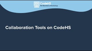 Collaboration Tools on CodeHS thumbnail