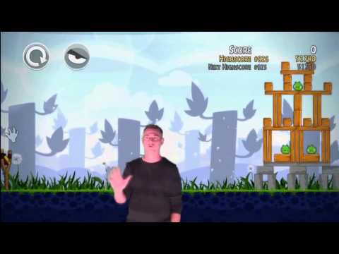 Angry Birds Trilogy Kinect Review  Gameplay (HD) Xbox 360