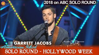 Garrett Jacobs his voice is gone? sings “ Wicked Games' Solo Round Hollywood Week American Idol 2018