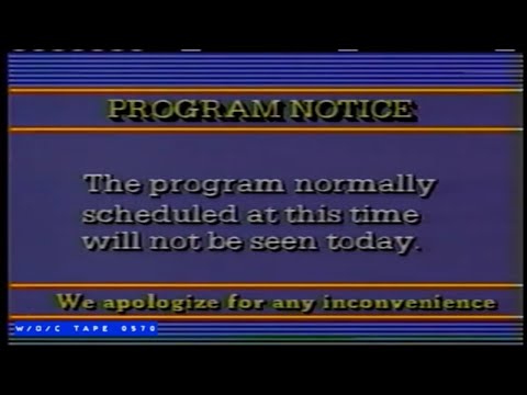 WOC Tape 0570 Station Promo Compilation - 1986