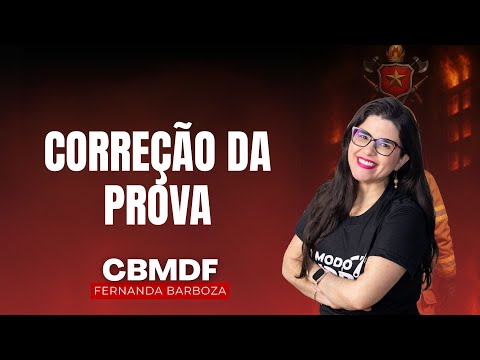 Correção da Prova CBMDF com Fernanda Barboza