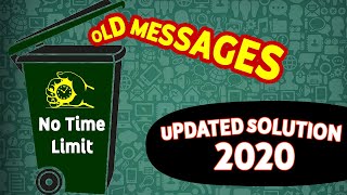 How To Delete Whatsapp Messages For Everyone After Long Time | Zadtech Tutorials