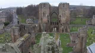 preview picture of video 'Elgin Cathedral from the air using dji phantom 2 vision+'