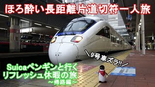 【ゆっくり実況】ほろ酔い長距離片道切符一人旅♪　Suicaペンギンと行く、リフレッシュ休暇の旅　9号車