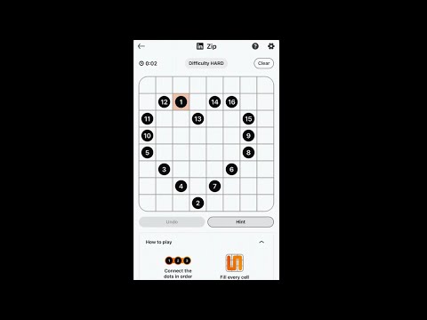 Linkedln Zip Answer Today 334 | 14 February Zip Answer| LinkedIn Zip Puzzle Answer