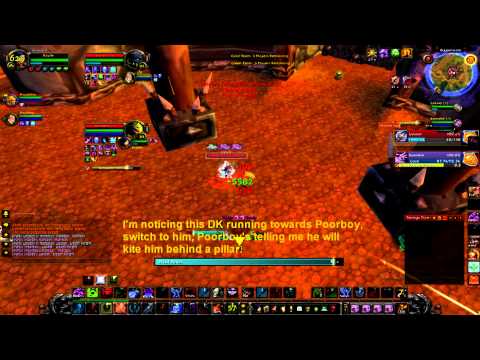 WoW 85 Arena 4.1 Frost DK / Ret Pally / Disc Priest vs. Affli Warlock / Resto Druid / Frost DK