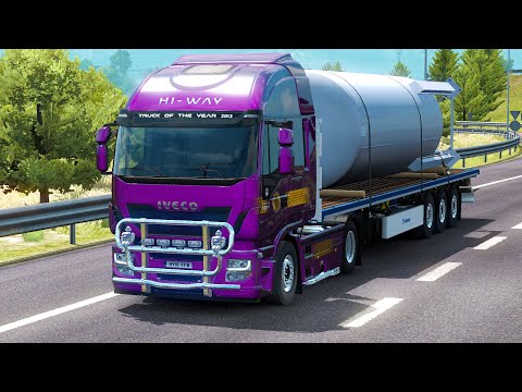 Iveco Stralis Hi Way 560 - Transporting Reservoir Tank - Euro Truck Simulator 2