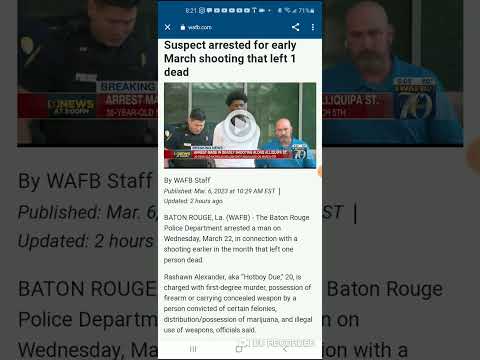 Hotboy Due (TBG) arrested for 1st degree murder