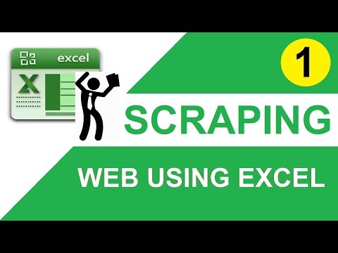 Tutorial 1 : Scraping data from website using Excel macro(vba)