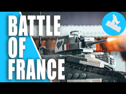 LEGO WW2 THE BATTLE OF FRANCE 1940 Stop Motion Animation