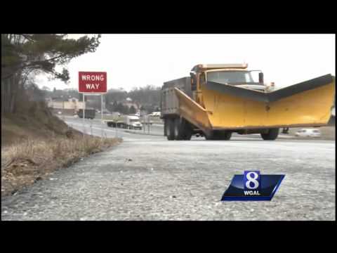 PennDOT pre-treated roads in Lancaster County
