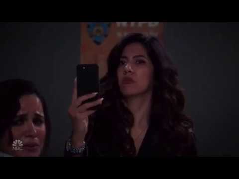 Brooklyn Nine Nine S07E13 - Captain Holt and Terry perform a dance for Amy scene