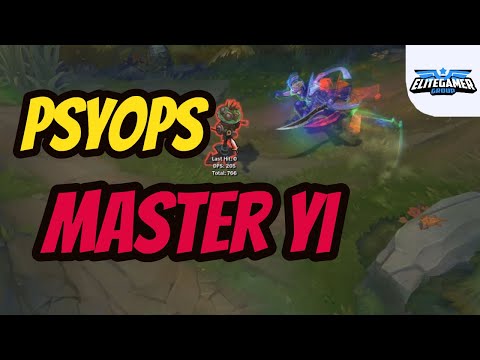 PsyOps Master Yi Prestige Edition Skin Spotlight - League of Legends Skin Review