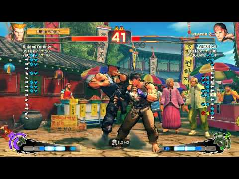 UnbredYuriinter (GU) vs smc0118 (RY) | SSF4: Arcade Edition PC - Ranked Match