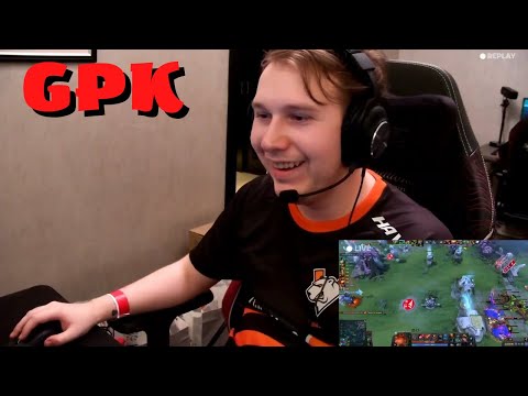 GPK Sick Magical DMG With Lina With Aghanim vs T1 - Dota 2