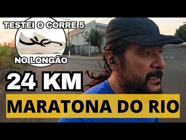 Testei o Olympikus Corre 5 no longão de 24 KM pra Maratona do Rio