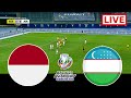 Indonesia U23 vs Uzbekistan u23 Gameplay | Piala Asia AFC U23 2024 | efootball pes24