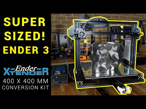 Ender 3 conversion to 400x400 with the Ender Extender kit