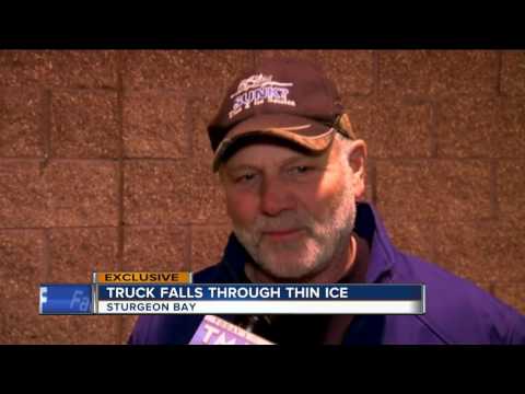 'It could have been really bad:' Wisconsin man survives after SUV falls through Sturgeon Bay ice