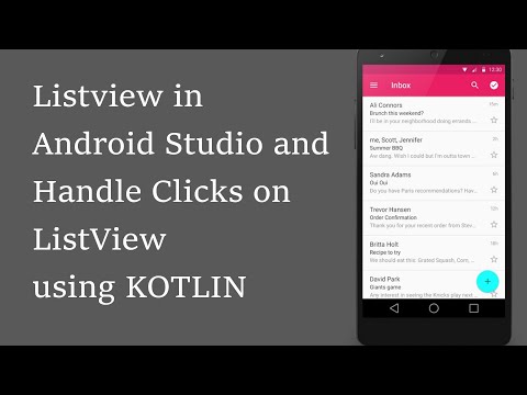 Listview in Android Studio with setOnClickListioner using KOTLIN