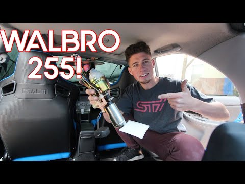 INSTALLING A WALBRO 255 FUEL PUMP ON MY WRX!