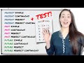 ALL 12 ENGLISH TENSES IN 1 HOUR TEST