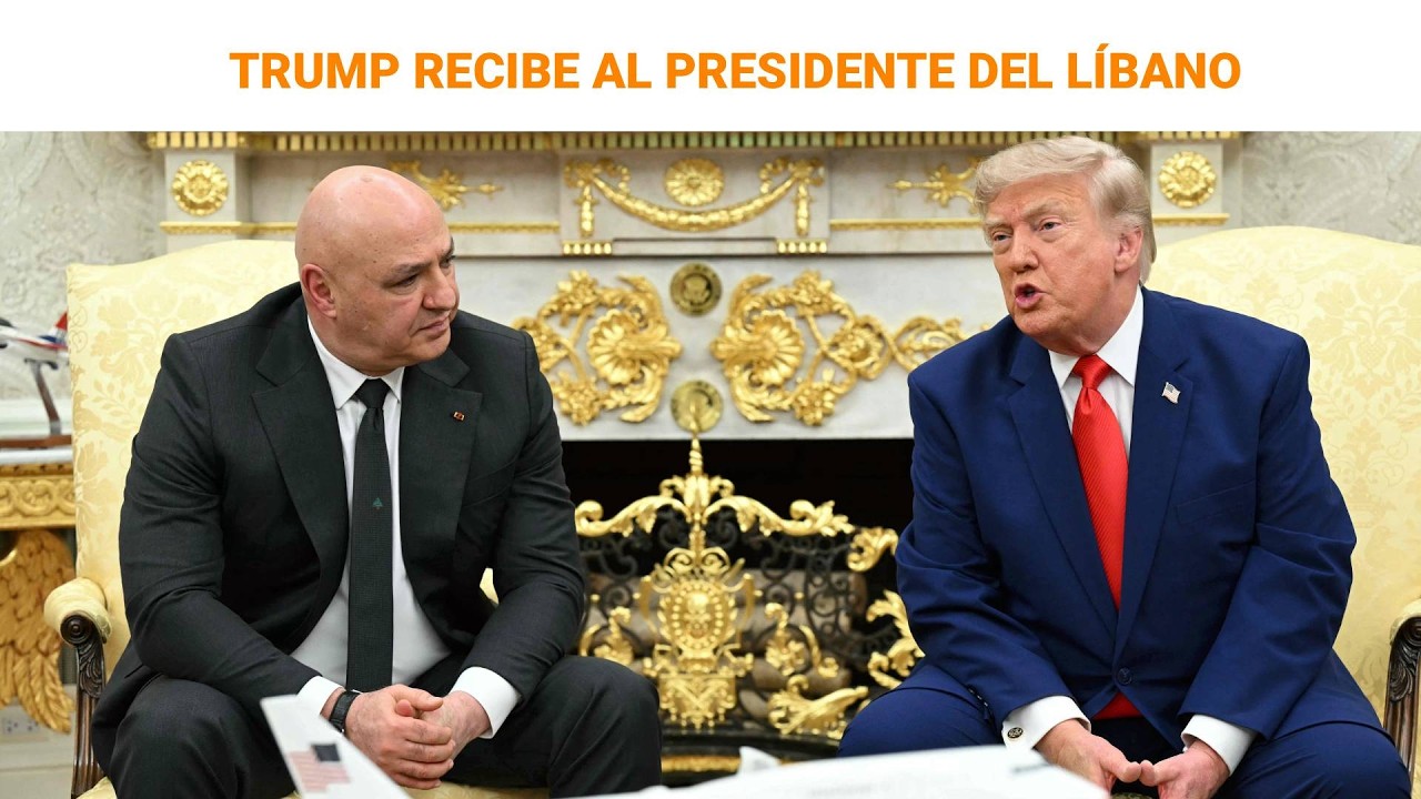 🔴DIRECTO | Trump recibe al presidente del Líbano en la Casa Blanca | RTVE Noticias