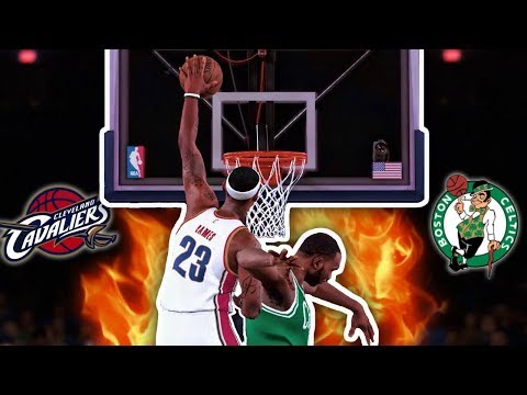 INSANE DUNKS IN THE SEASON OPENER - NBA 2K18 LeBron James My Career Ep. 2