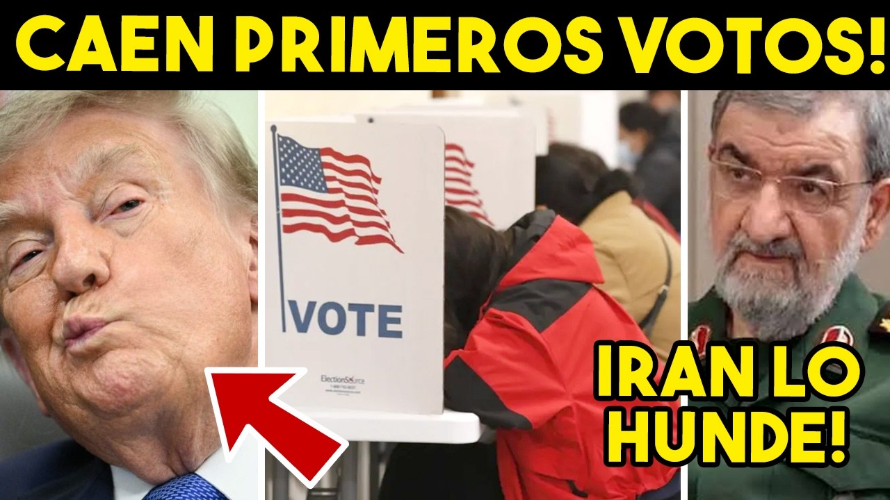 Estalla pesadilla! TRUMP SE DESPLOMA EN ELECCION DE EEUU, Irán pega directo. Se cae sistema