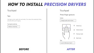 How to Enable Precision Touchpad Drivers for more Gestures on Your laptop