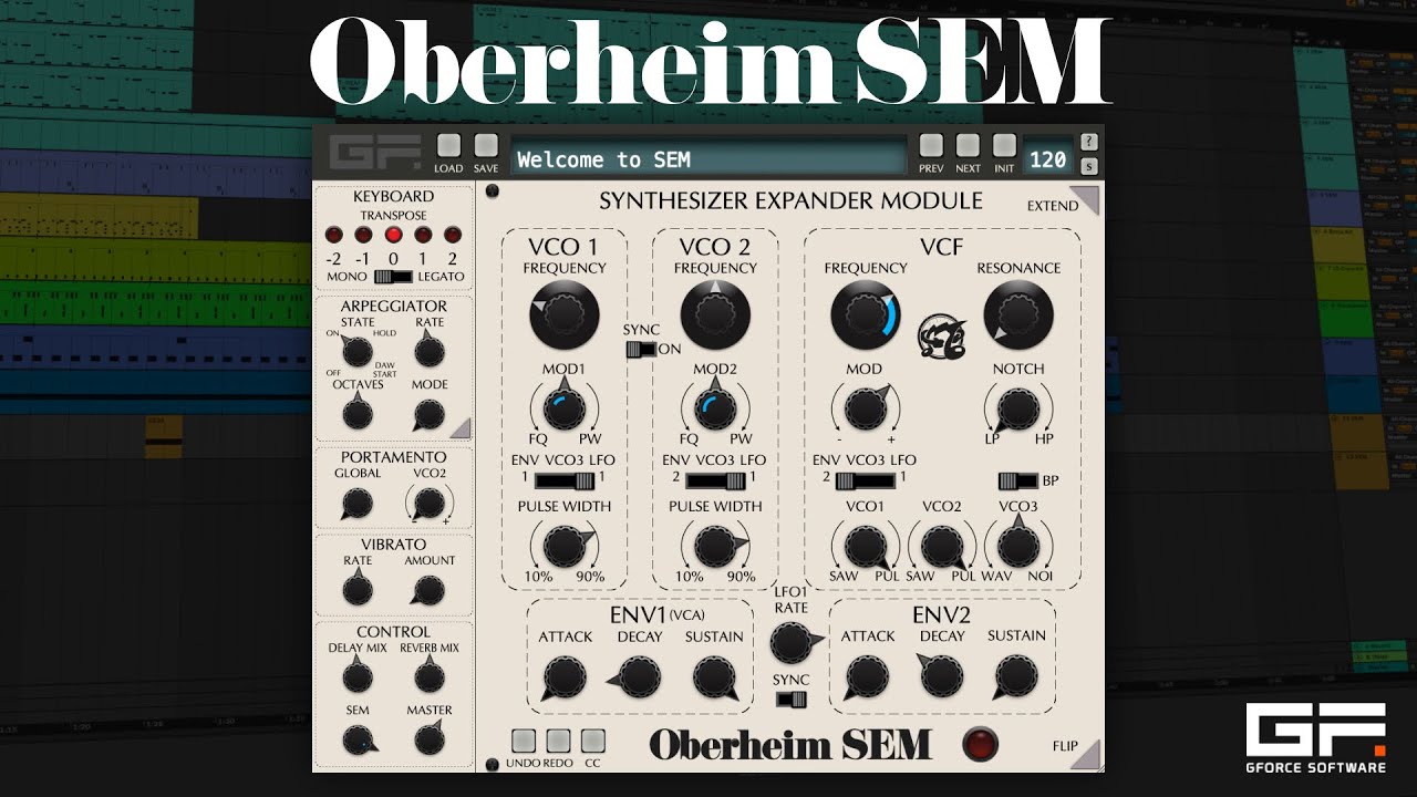 GForce Software Oberheim SEM - YouTube
