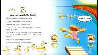 For beginners| One story a day| Book 2-16 Swimming with the Ducks