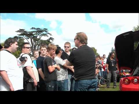 Funny conversation with embarrased Ferrari Enzo owner.