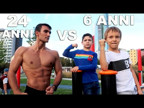 SFIDO DUE MIEI ISCRITTI DI 6 ANNI A CORPO LIBERO! GIOVANI MA DAVVERO RESISTENTI! 24 ANNI VS 6 ANNI!