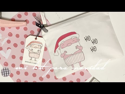 Preparando mi estuche para el diario de navidad