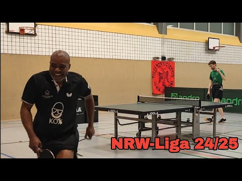 Gut gegen gehalten und starkes Aufschlagspiel - Kazeem Nasiru [2173] vs Marvin Mackenberg [2049]