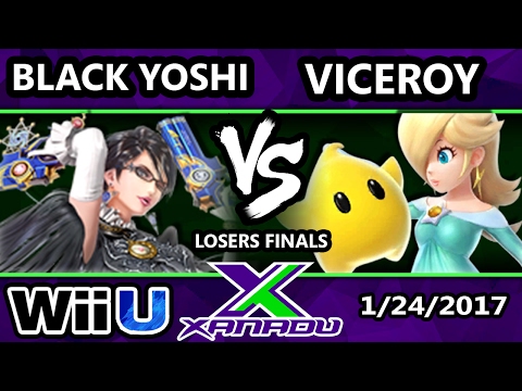 S@X 186 - Wave | Black Yoshi (Bayonetta) Vs. Viceroy (Rosalina) - SSB4 Losers Finals - Smash 4