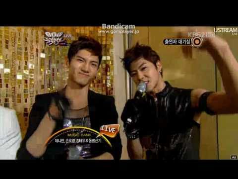 東方神起　110422 ミュージックバンク トーク