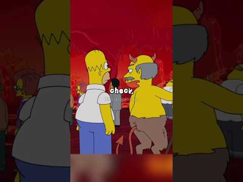 Homer is lucky, he got out of hell #simpsons #cartoon #funny #shorts #youtubeshorts