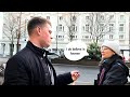 Street Preaching And Sharing The Gospel With Italian Woman