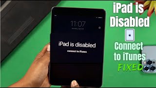 Fixed: Old "iPad Is Disabled" Connect To iTunes! [Unlock It]