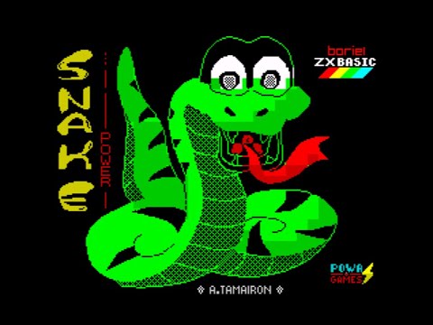 SNAKE POWER (2023) Walkthrough, ZX Spectrum