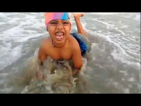 Ashwanth Enjoying his weekend on the beach