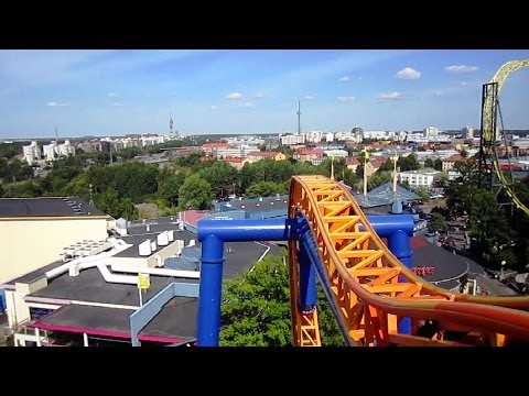 Kirnu front seat on-ride HD POV Linnanmäki Linnanmaki