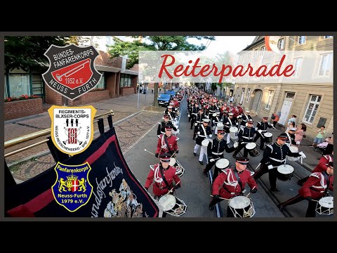 BFK, RBC & JFK - Reiterparade - Aufmarsch zum Geburtstagskonzert des Bundesfanfarenkorps