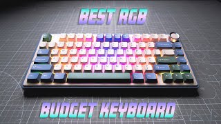 AULA F75 Mechanical Keyboard Typing Sound & RGB Test!