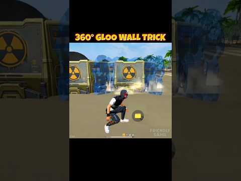 180° GLOO WALL TRICK✅ || #freefiremax #garenaff #ffviral